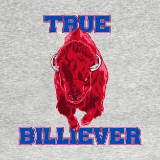 WNY Pride T-Shirt - Charging Football Buffalo - True Billiever T-Shirt